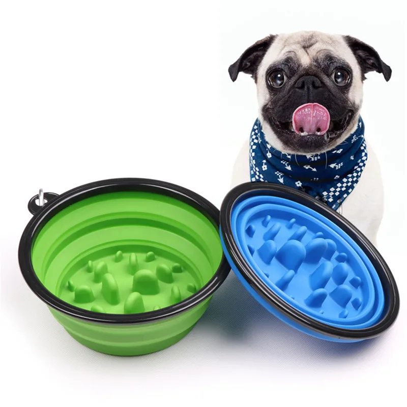 Pet Feeders - 350 1000ml Travel Foldable Pet Dog