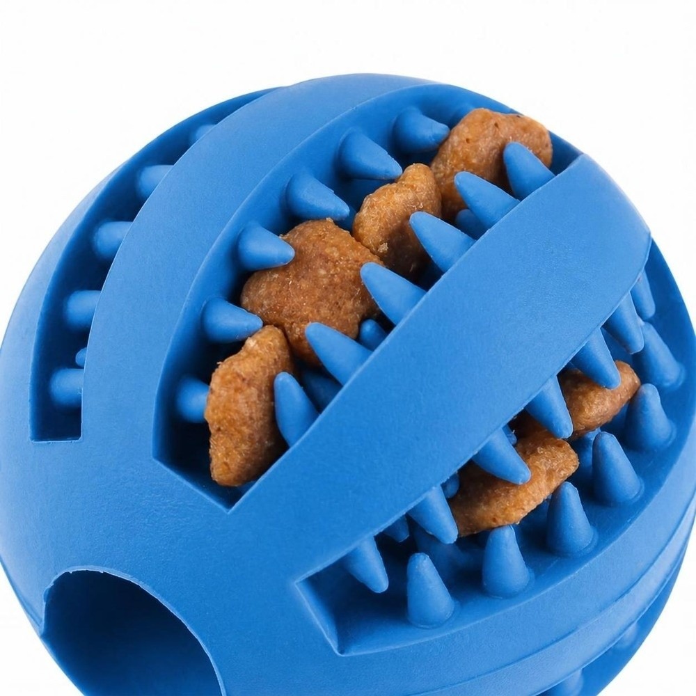 Rubber Dog Chew Ball Multiple  - огляд і ціна Rubber Treat Dispensing Dog Toy