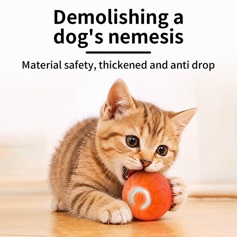 Automatic Interactive Dog Toy  - огляд і ціна Automatic Moving Dog Ball