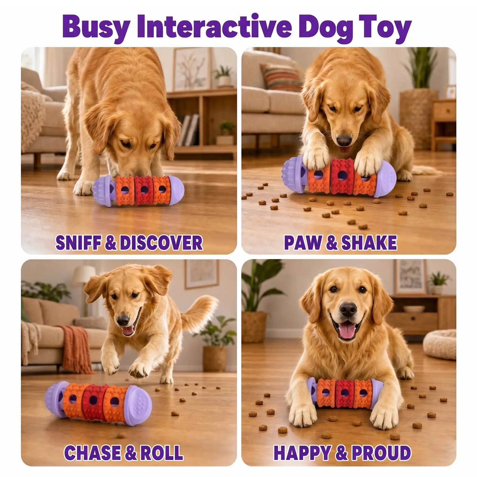 Dog Puzzle Feeder Toy, Adjusta - огляд і ціна Dog Puzzle Feeder Toy