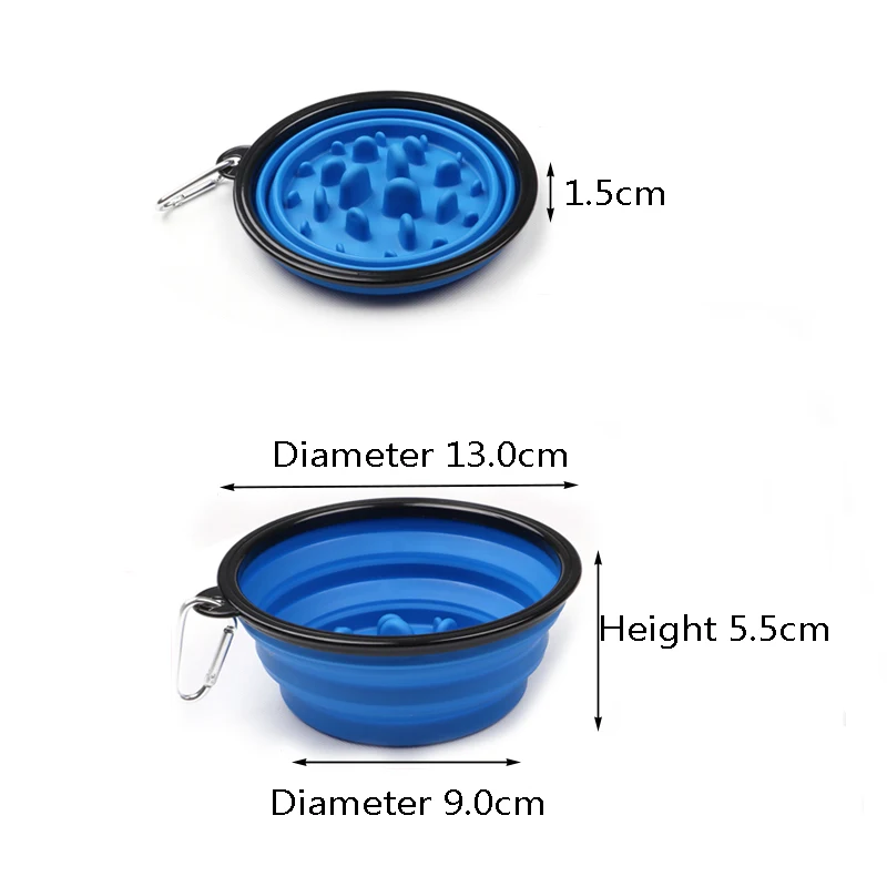 350 1000ml Travel Foldable Pet - огляд і ціна Pet Feeders